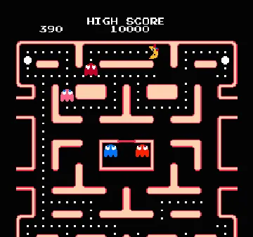 Ms. Pac-Man (USA) (Tengen) (Unl) screen shot game playing